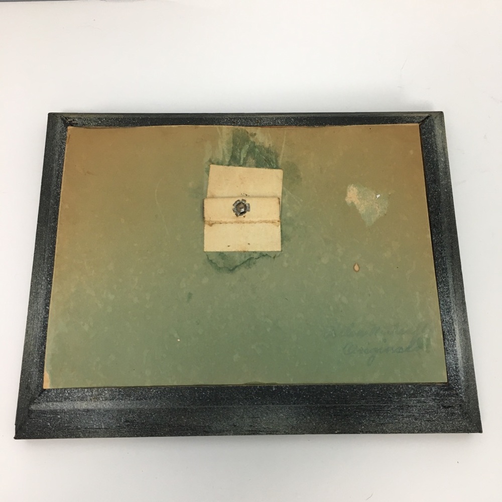 VTG Floral Acrylic Velvet Paintings Set of 2 Black Frame Original Cottagecore - Picture 14 of 16